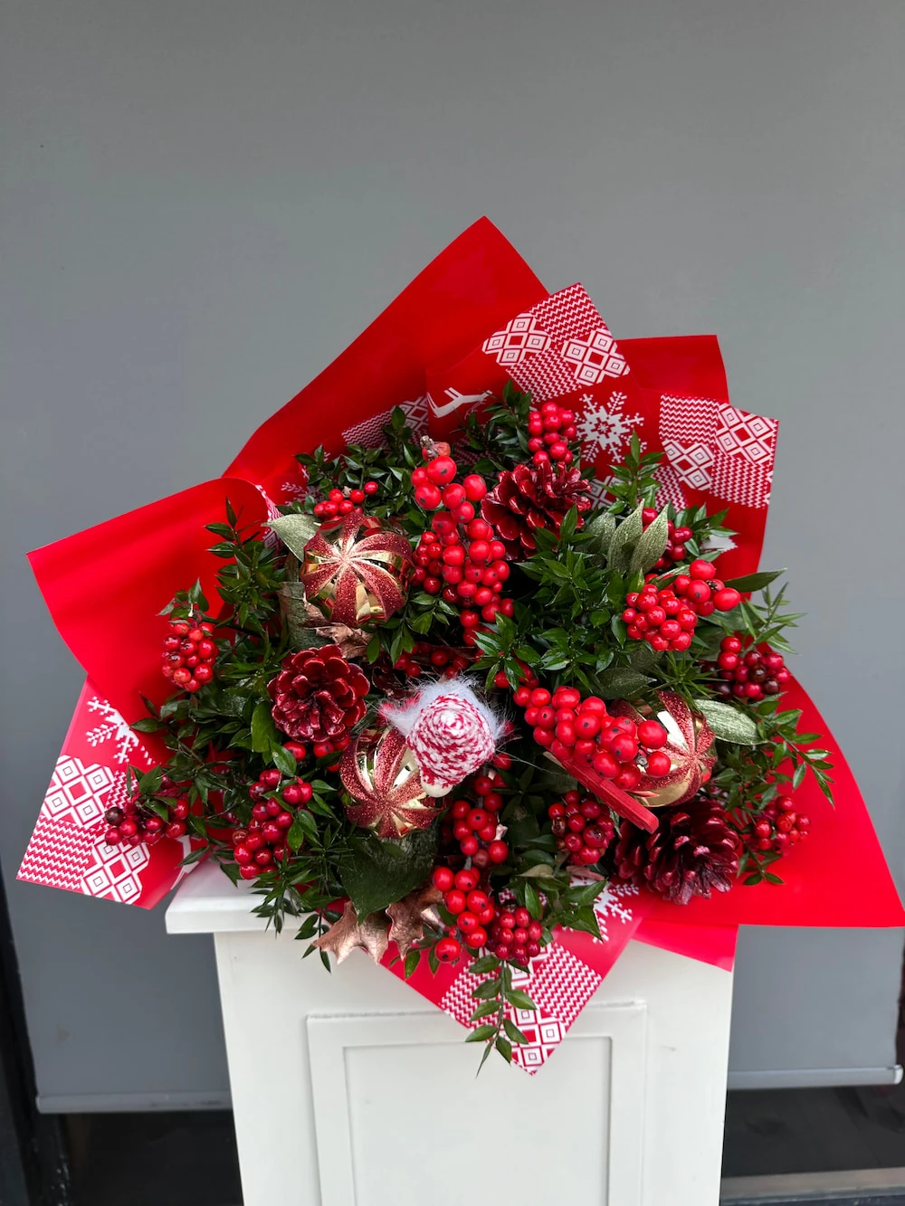 Yeni Yıl için En Şık Çiçek Aranjmanları