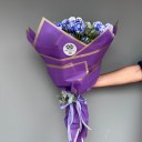 Mor Mosaic Kır Çiçeği Buketi
