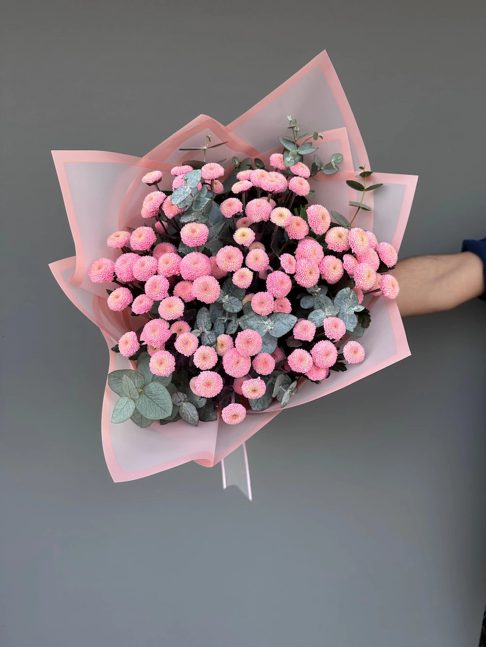 Dusty Pink Kır Çiçeği buketi