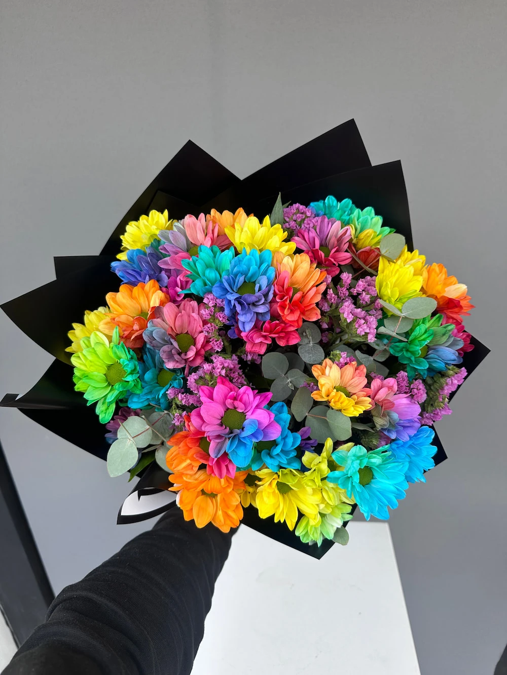 Rainbow Papatya Buketi